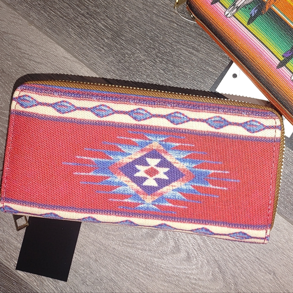 Tribal western wristlet